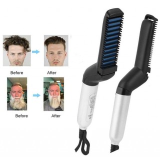 Електрическа четка за изправяне на брада и коса маша преса за мъже